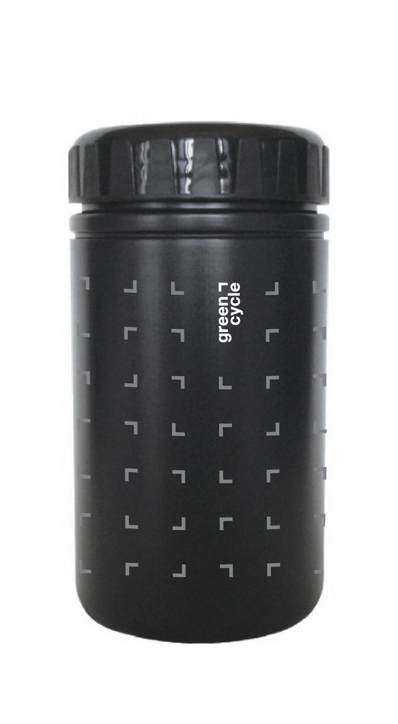 Фляга 0,45 Green Cycle GTC-001 для інструментів, чорна з сірим фото 