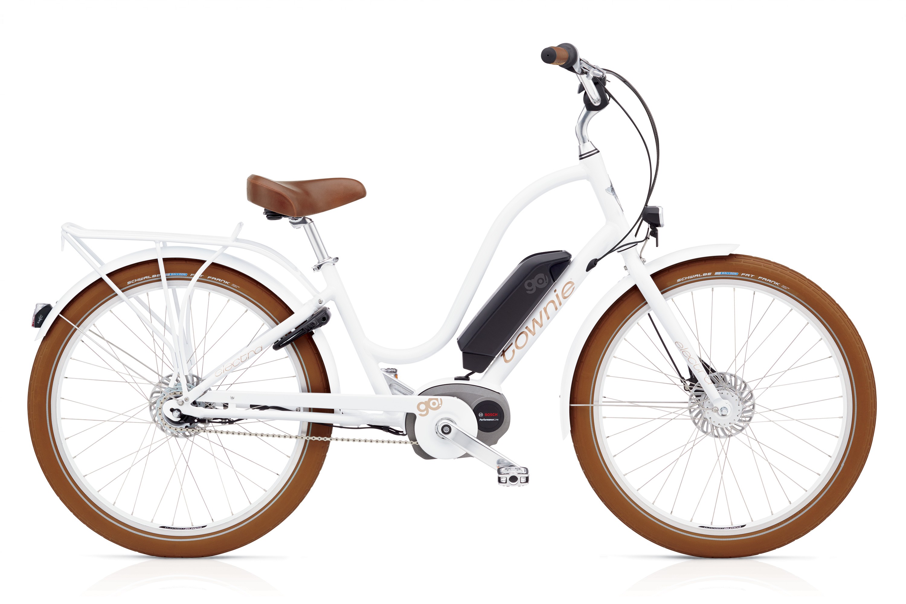 Велосипед 26" Electra Townie GO! 8i електро привід Bosch Ladies 'wthite