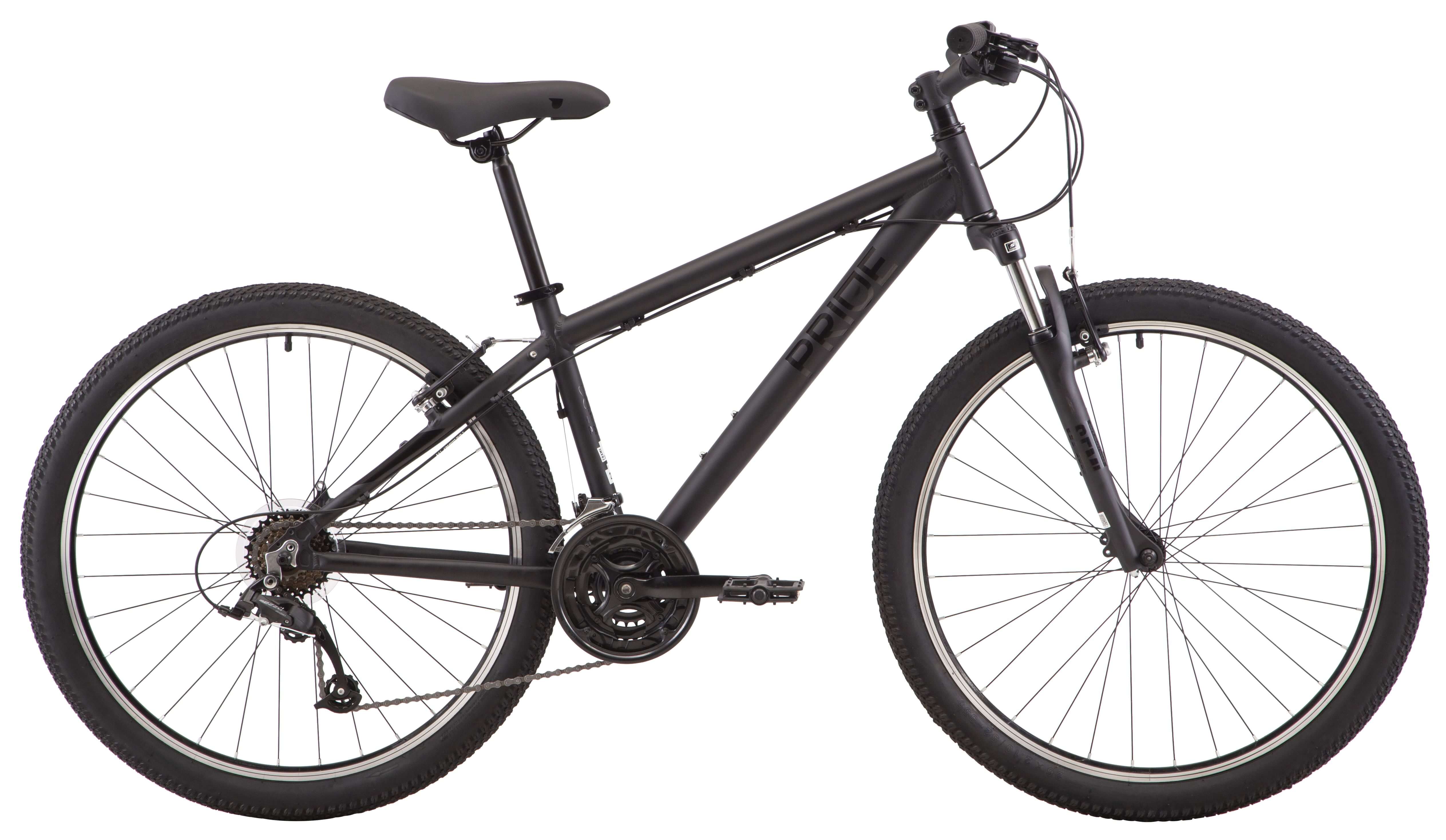 Велосипед 26" Pride MARVEL 6.1 рама - S 2023 чорний (задній і передній перемикачі та манетка - MICROSHIFT)
