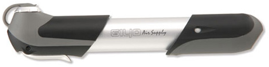 Мининасос GIYO GP-62A телескопический, под два типа клапана AV+FV, алюминиевый серебристый