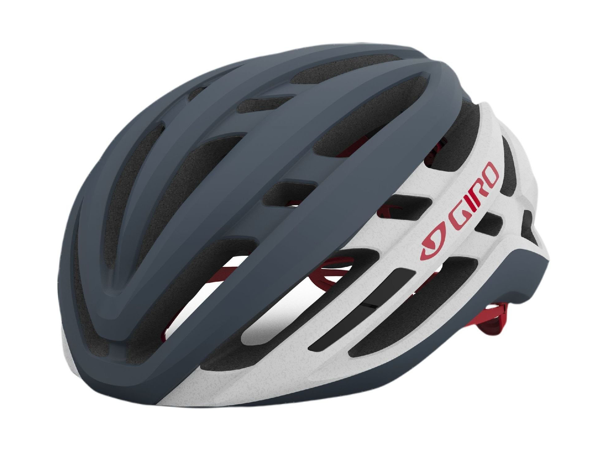 Шлем Giro Agilis, размер M (55-59см), матовый серый/белый/красный фото 