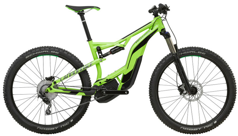 Велосипед 27,5+" Cannondale MOTERRA 3 электро привод рама - L 2017 зеленый