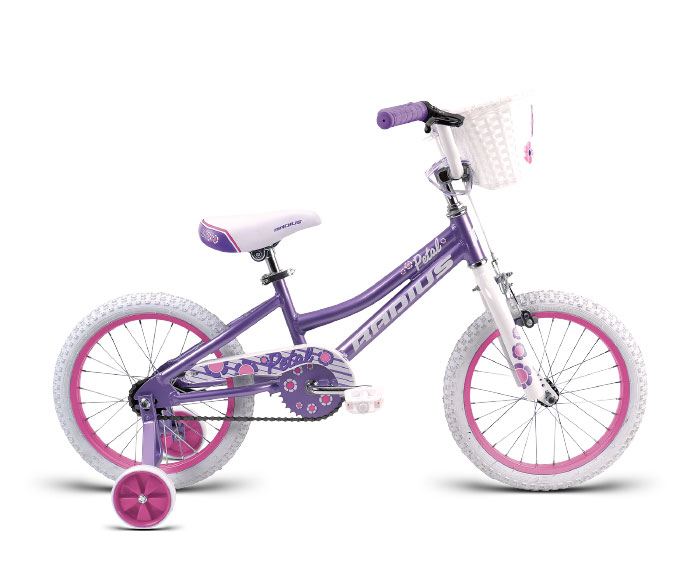 Велосипед 16" Radius Petal AL Gloss Lavender/Gloss White фото 