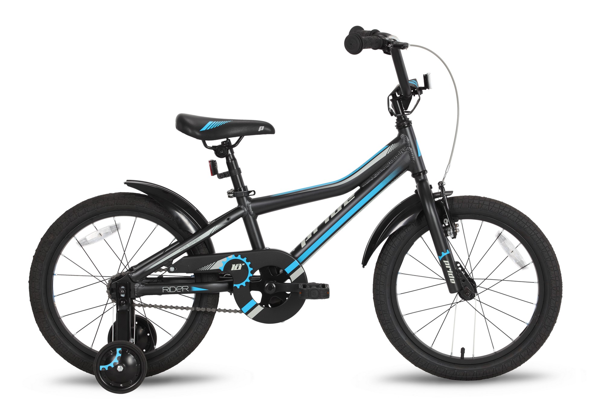 Велосипед 18 '' Pride RIDER чорно-синій 2016