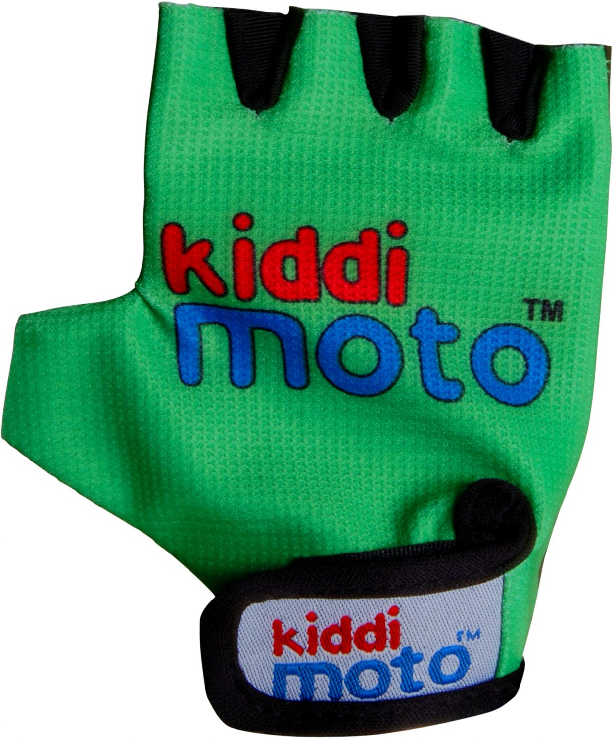 Перчатки детские Kiddimoto неоновые зелёные, размер М на возраст 4-7 лет фото 