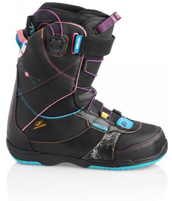Ботинки сноубордические Deeluxe Coco Lara размер 23,5 black/rainbow