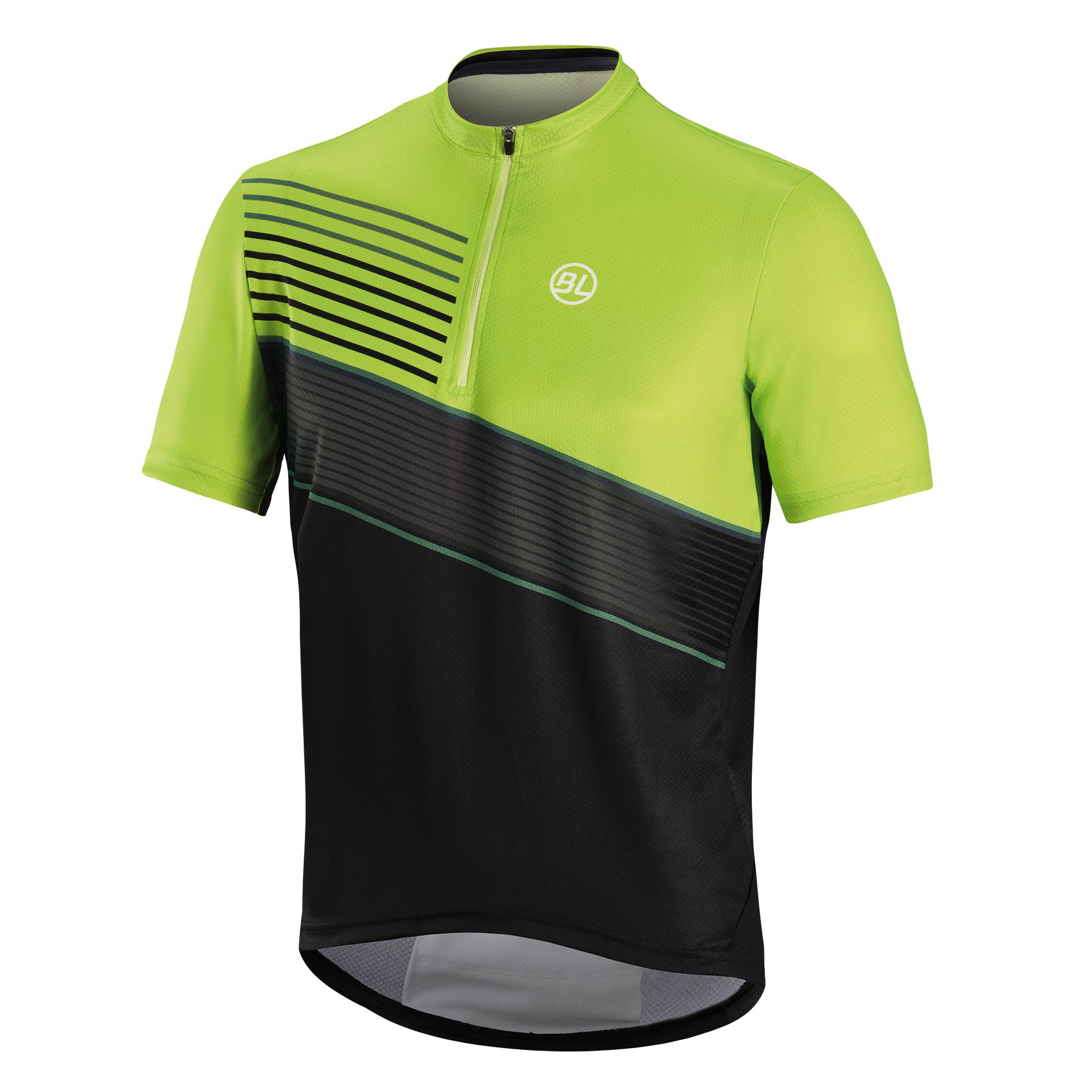 Джерси Bicycle Line DIRUPO кор. рукав, черно-зеленое, размер XL