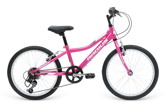 Велосипед 20" Radius Nebula рама - 10.5" Gloss Pink/Gloss White/Gloss Charcoal
