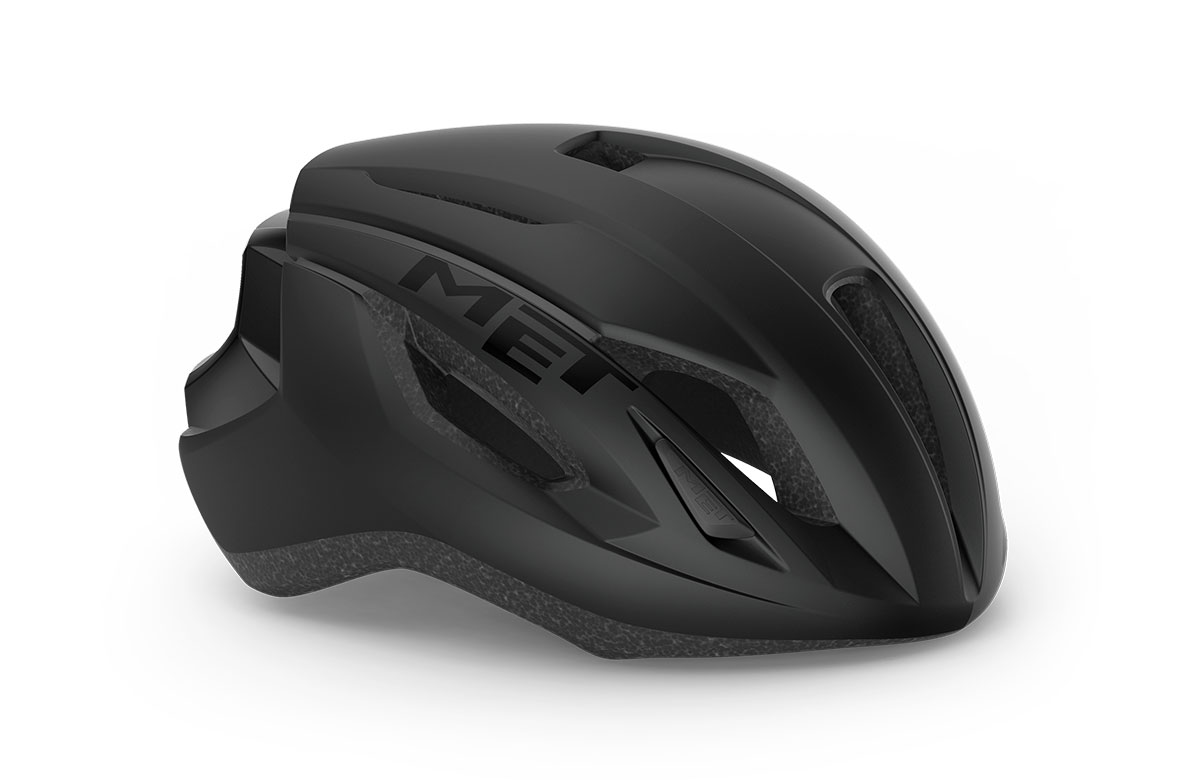Шлем Met STRALE CE размер L 59-62, black matt/glossy, черный матовый/глянцевый фото 