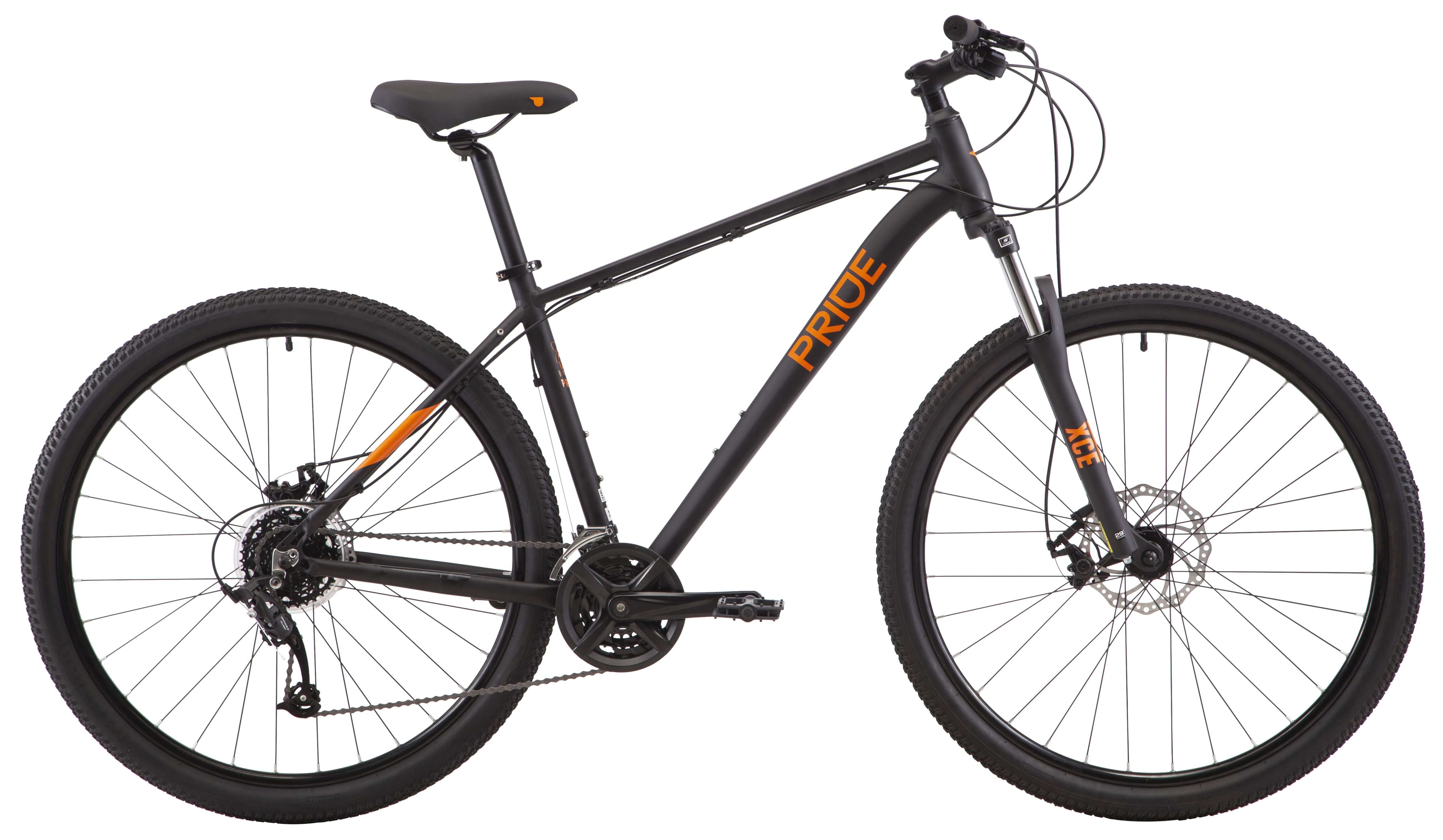 Велосипед 29" Pride MARVEL 9.2 рама - XL 2023 черный (задний и передний переключатели и манетка - MICROSHIFT)
