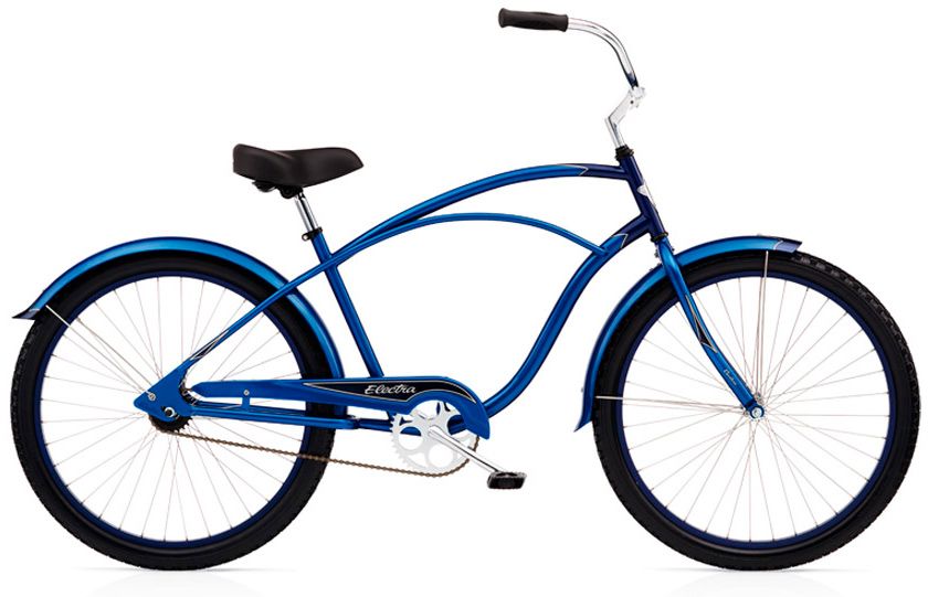 Велосипед 26" Electra Cruiser Custom 1 Men's blue/dark blue