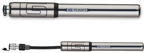 Мінінасос GIYO GP-87 гібридний, макс тиск 100 psi, під два типу клапана AV + FV без зміни насадки, з захистом від пилу, алюмінієвий, сріблястий фото 