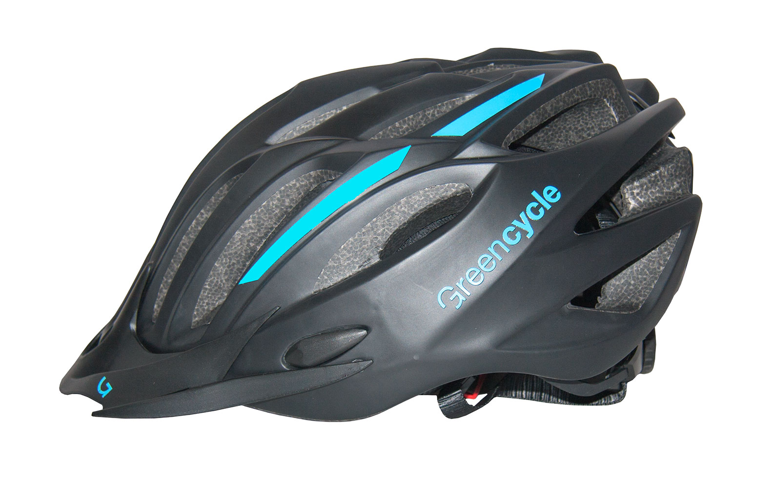 Шлем Green Cycle Rock размер 58-61см черно-синий фото 