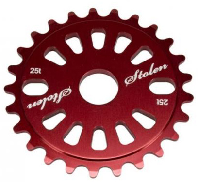 Зірка до шатуна Stolen 25T Class chainring CNC Red 5mm 6061