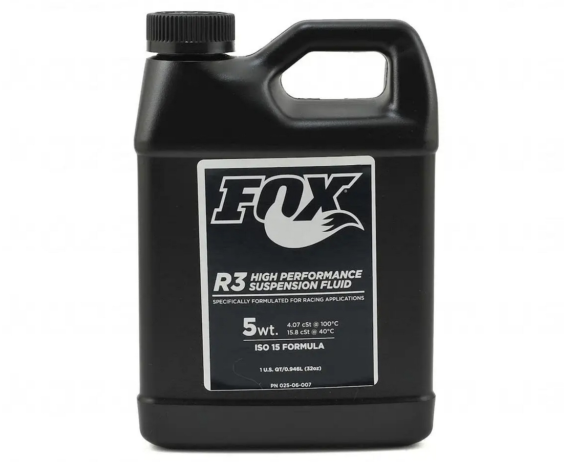 Олива FOX Suspension Fluid R3 5WT ISO 15, 946 мл фото 