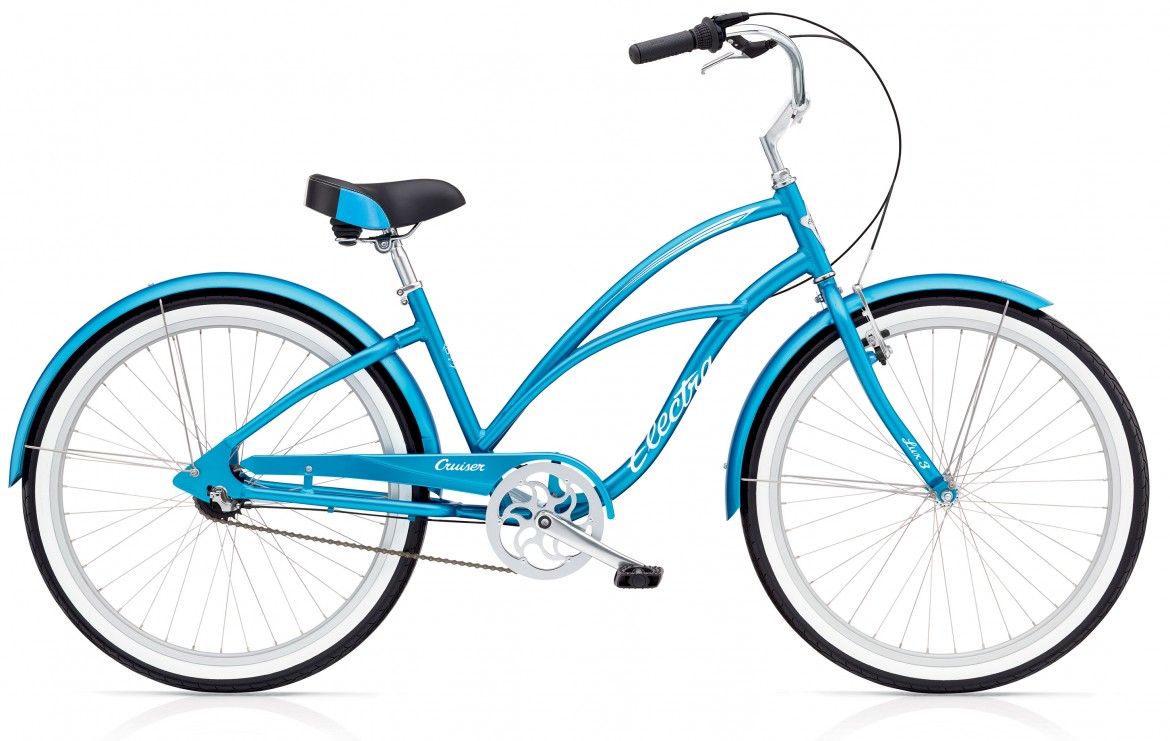 Велосипед 26" Electra Cruiser Lux 3i Ladies Blue фото 