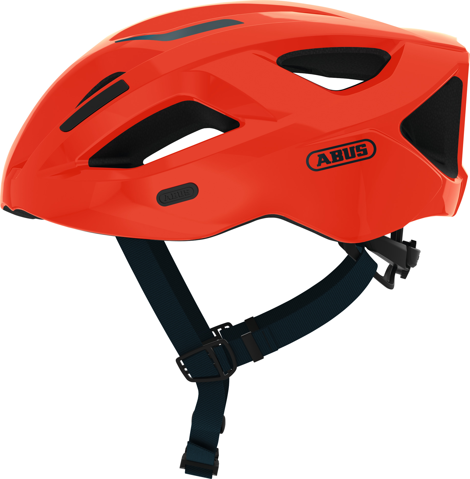 Шлем ABUS ADURO 2.1, размер L (58-62 см), Shrimp Orange, оранжево-черный фото 