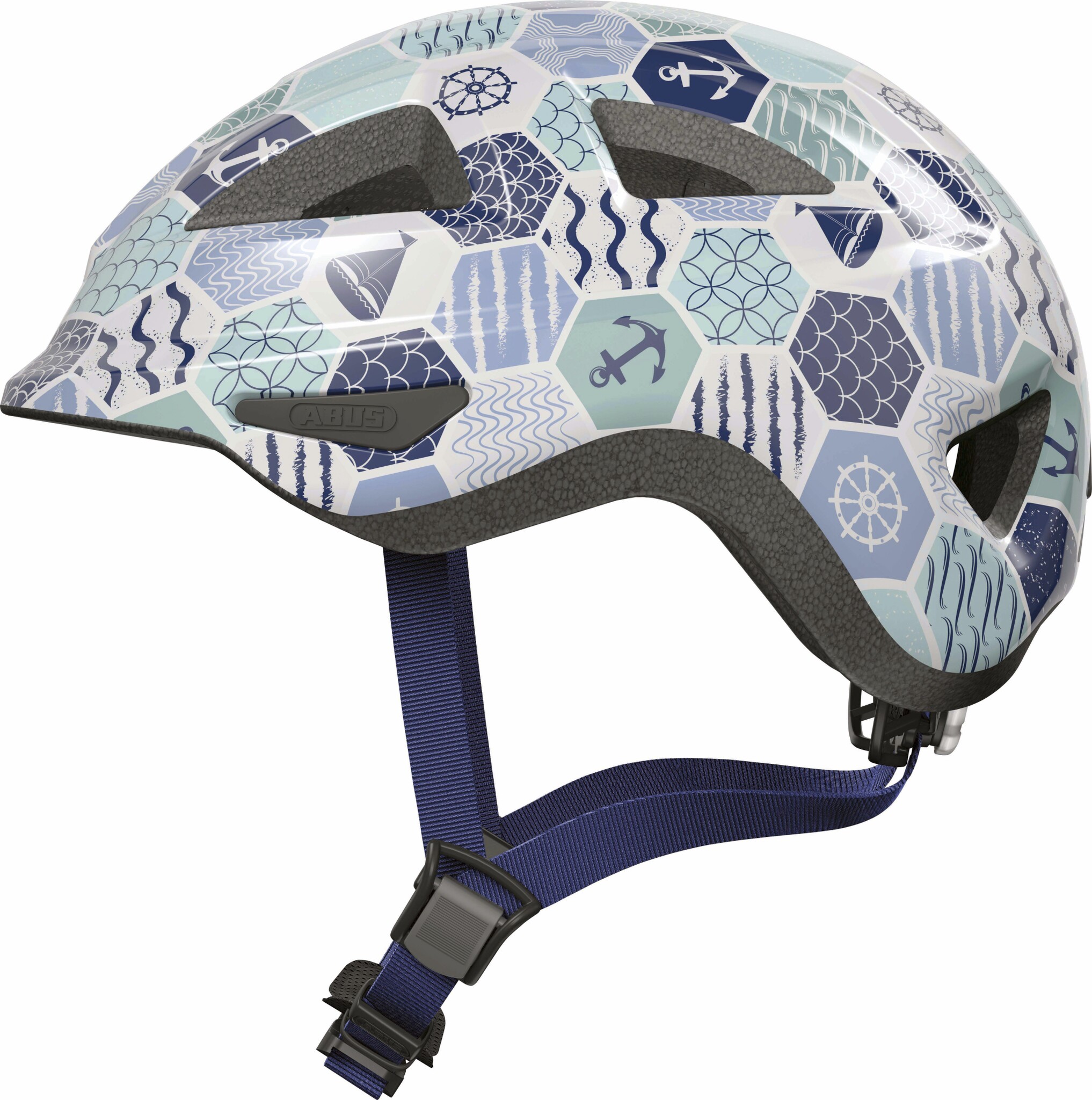 Шлем детский ABUS ANUKY 2.0, размер M, Blue Sea, разноцветный фото 