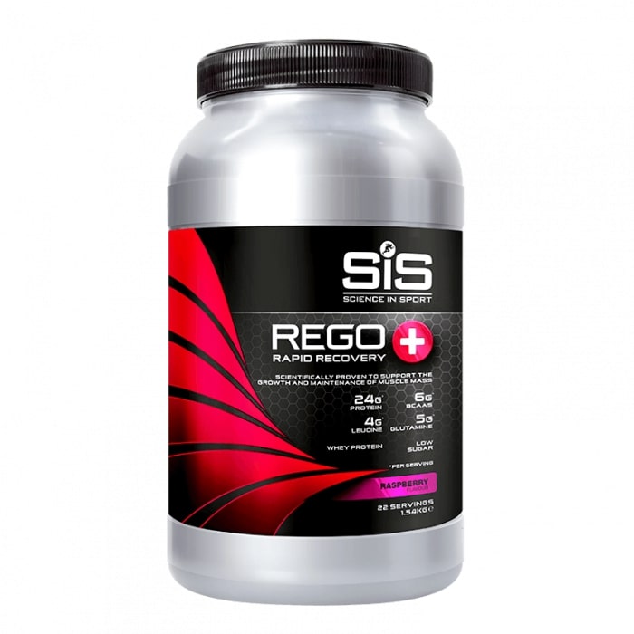 Энергетик восстановительный углеводно-белковый SiS REGO Rapid Recovery Plus, Малина, 1,54кг фото 