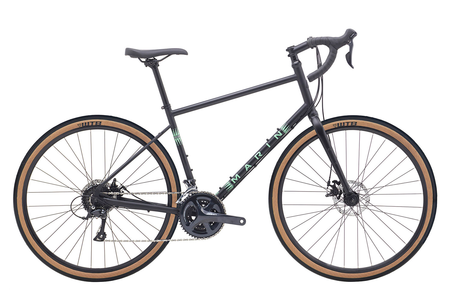 Велосипед 27,5" Marin FOUR CORNERS рама - S 2020 Satin Black/Gloss Teal/Silver