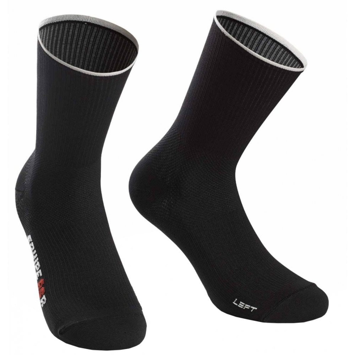 Шкарпетки ASSOS Equipe RSR Socks Black Series, чорні 0/35-38 фото 