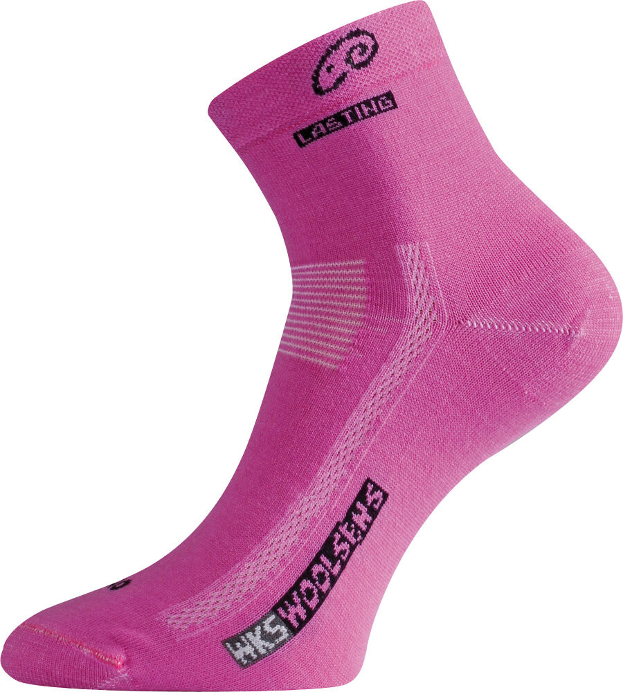 Термошкарпетки Lasting трекінг WKS 499, розмір S, рожеві фото 