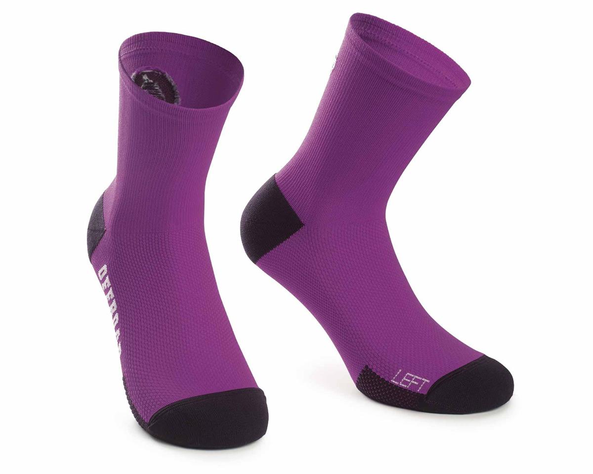 Шкарпетки ASSOS XC Socks Cactus, фіолетові, II/43-46 фото 