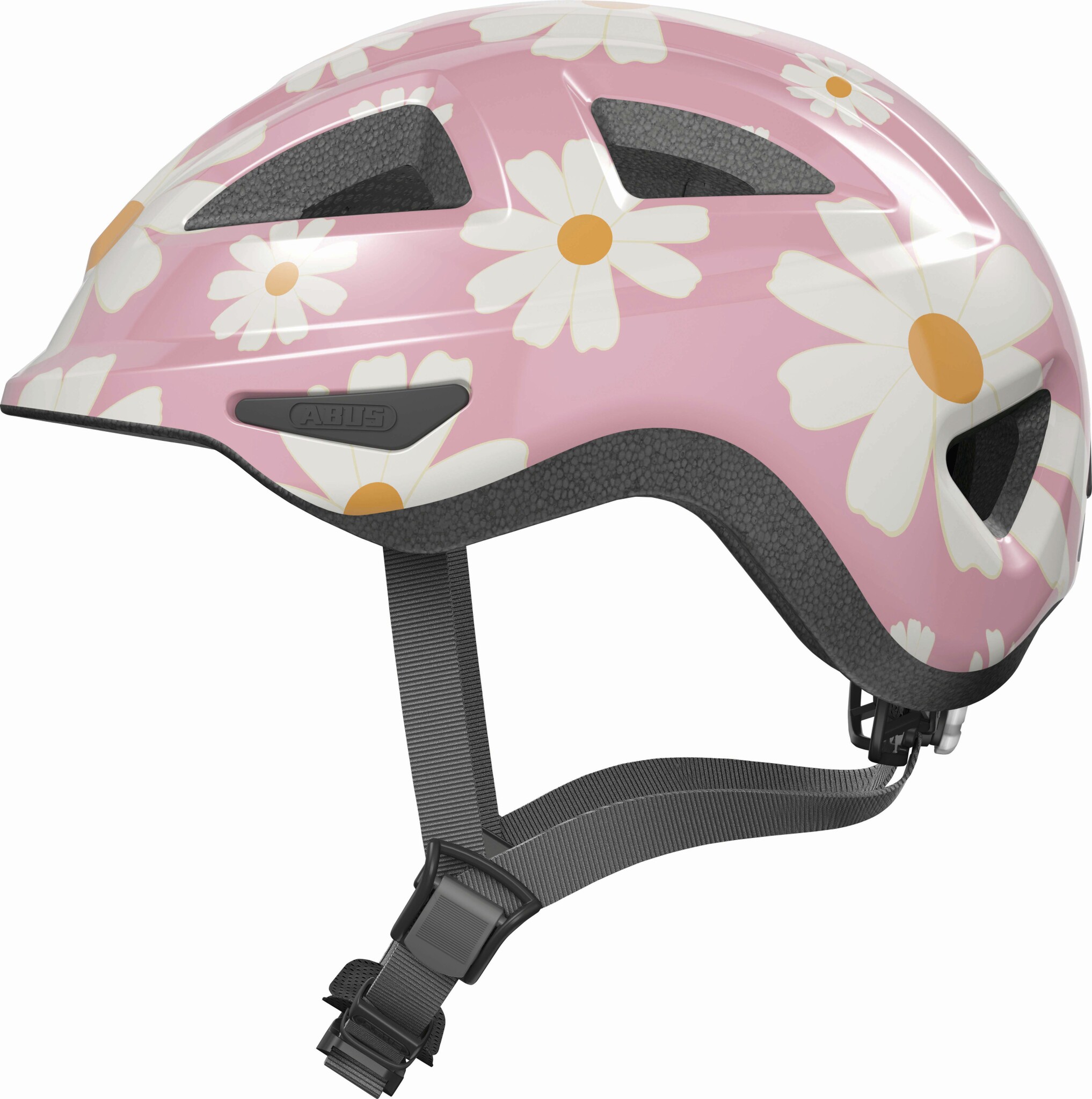 Шлем детский ABUS ANUKY 2.0, размер M, Rose Flower, розовый цветок фото 