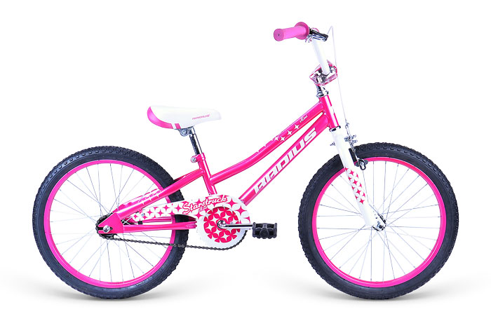 Велосипед 20" Radius Starstruck Mini Gloss Pink/Gloss White фото 