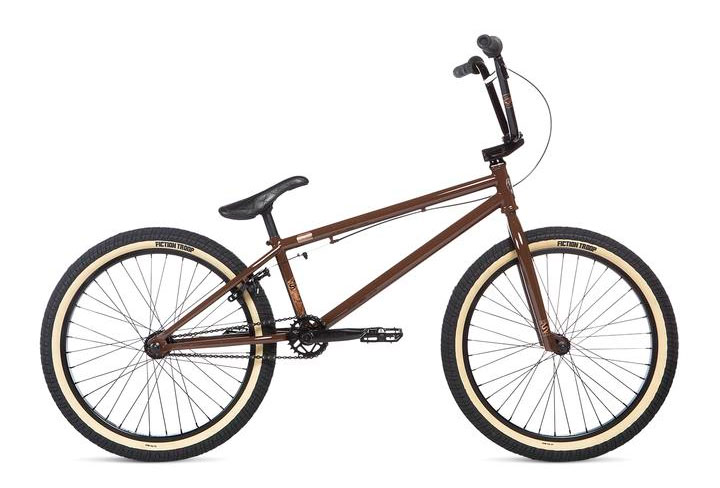 Велосипед 22" Stolen SPADE 2020 DARK CHOCOLATE W/TAN WALLS, коричневий