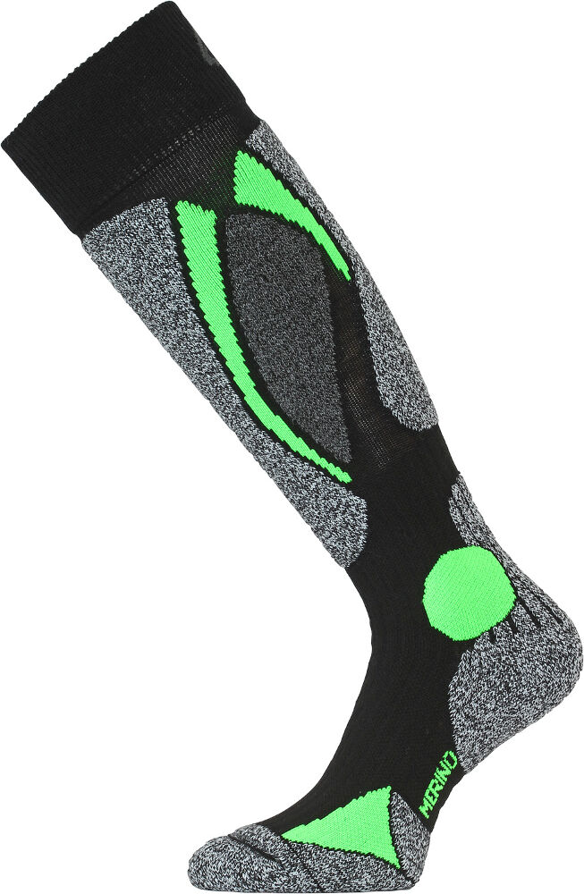 Термошкарпетки Lasting лижі SWC 906, розмір XL, чорні/зелені