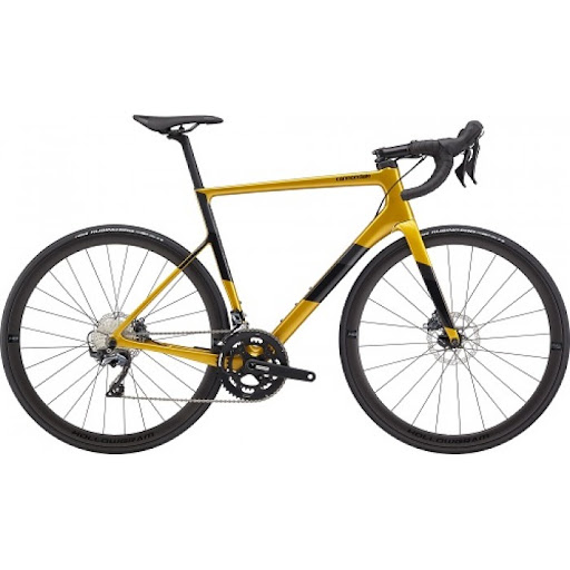 Велосипед 28" Cannondale SuperSix EVO Carbon Disc Ultegra рама - 54см 2020 GDF золотой