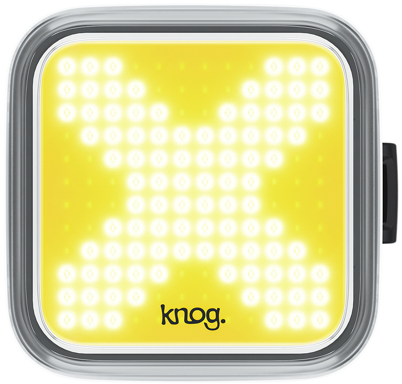 Блимавка передня Knog Blinder X Front, 200 люмен, 8 режимів, сіра фото 