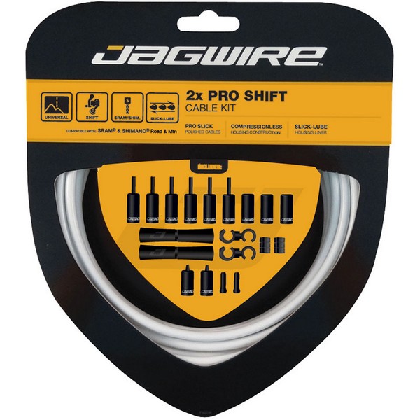 Комплект JAGWIRE 2X Pro Shift Kit PCK500, для переключателей на две строны, black фото 