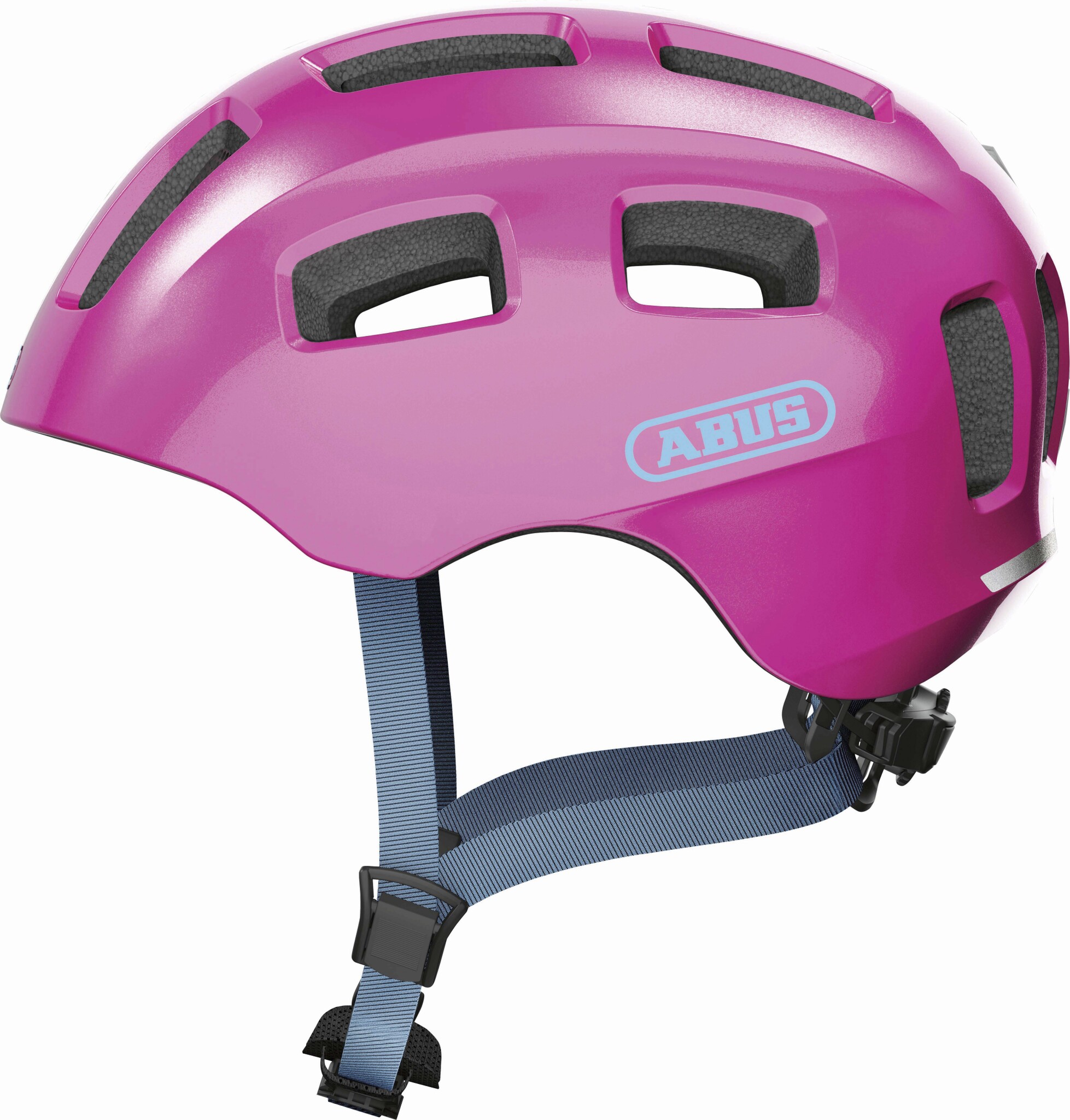 Шлем детский ABUS YOUN-I 2.0, размер M, Sparkling Pink, розовый фото 