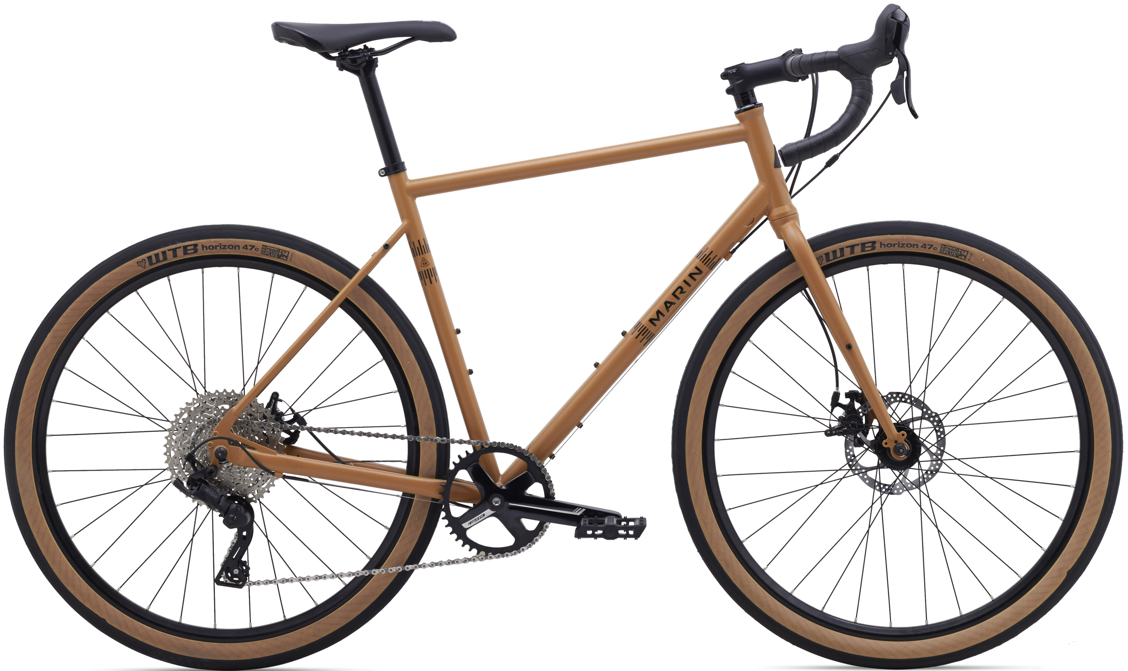 Велосипед 27,5" Marin NICASIO+ рама - 56см 2024 Satin Tan/Black