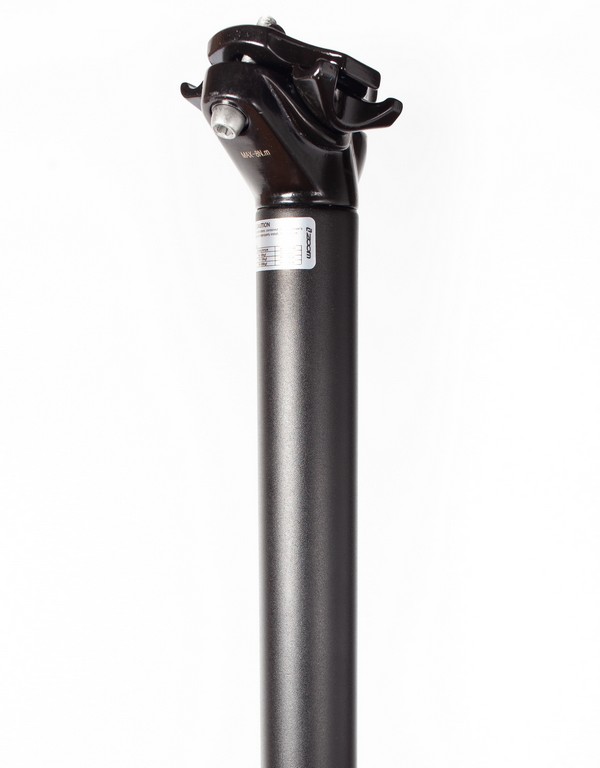 Підсідельна труба ZOOM SP-C255 / ISO-M, 31,6х350мм, алюміній литий, SAND BLASTED AN BK фото 