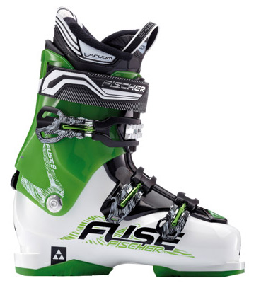 Гірськолижні черевики Fischer Fuze 9 Vacuum CF бел./Чер./Зел. Розмір 29 фото 