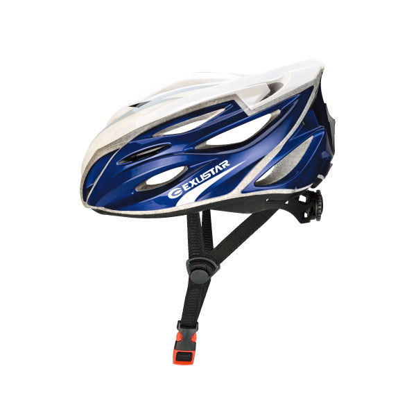 Шлем EXUSTAR BHR104-1 22 отверстия регулятор размер M 57-59см синий фото 