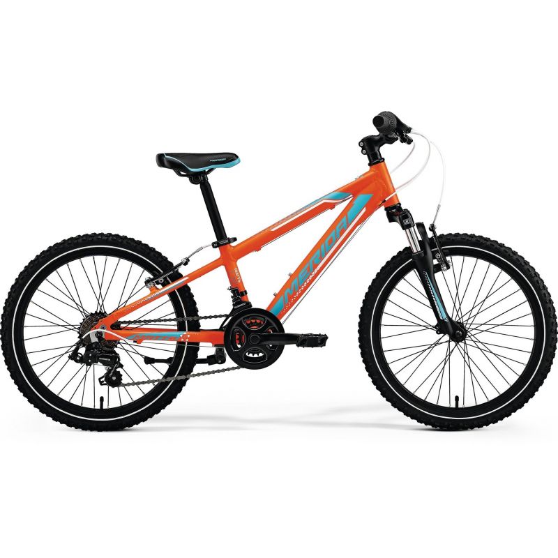 Велосипед 20 "Merida Matts J 20 оранжево-білий 2018 фото 