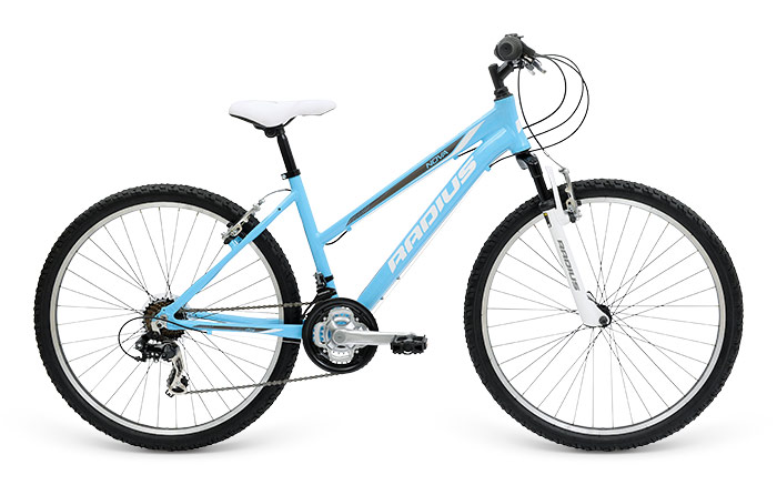 Велосипед 26" Radius Nova AL рама - 15" Gloss Sky Blue / Gloss White / Gloss Charcoal