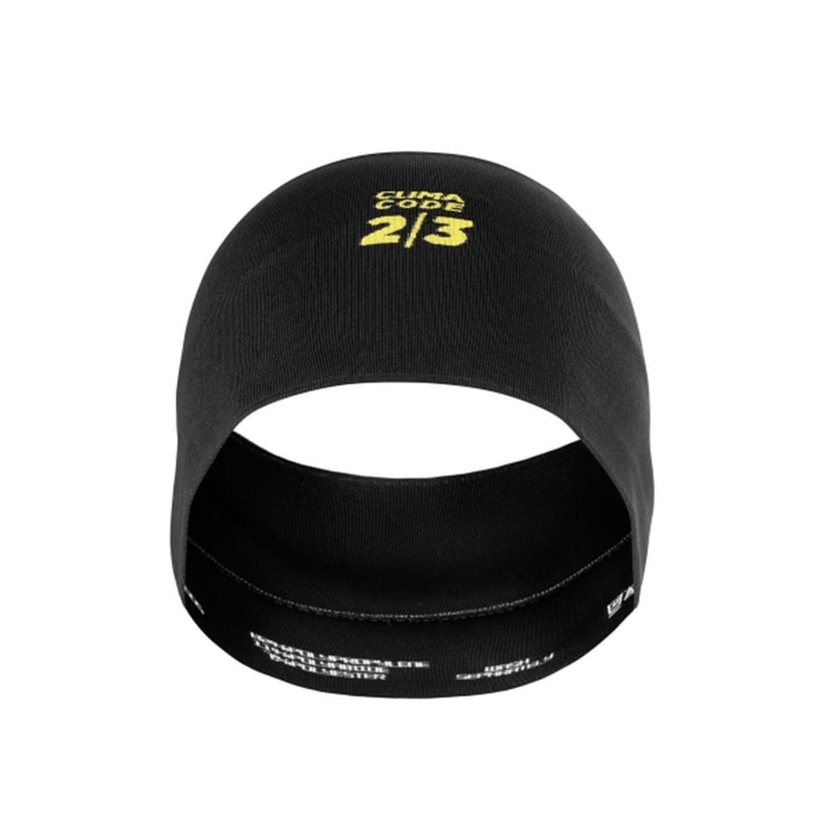 Пов'язка-підшоломник ASSOS Assosoires Spring/Fall Headband black Series, чорна, 0/XS-S фото 