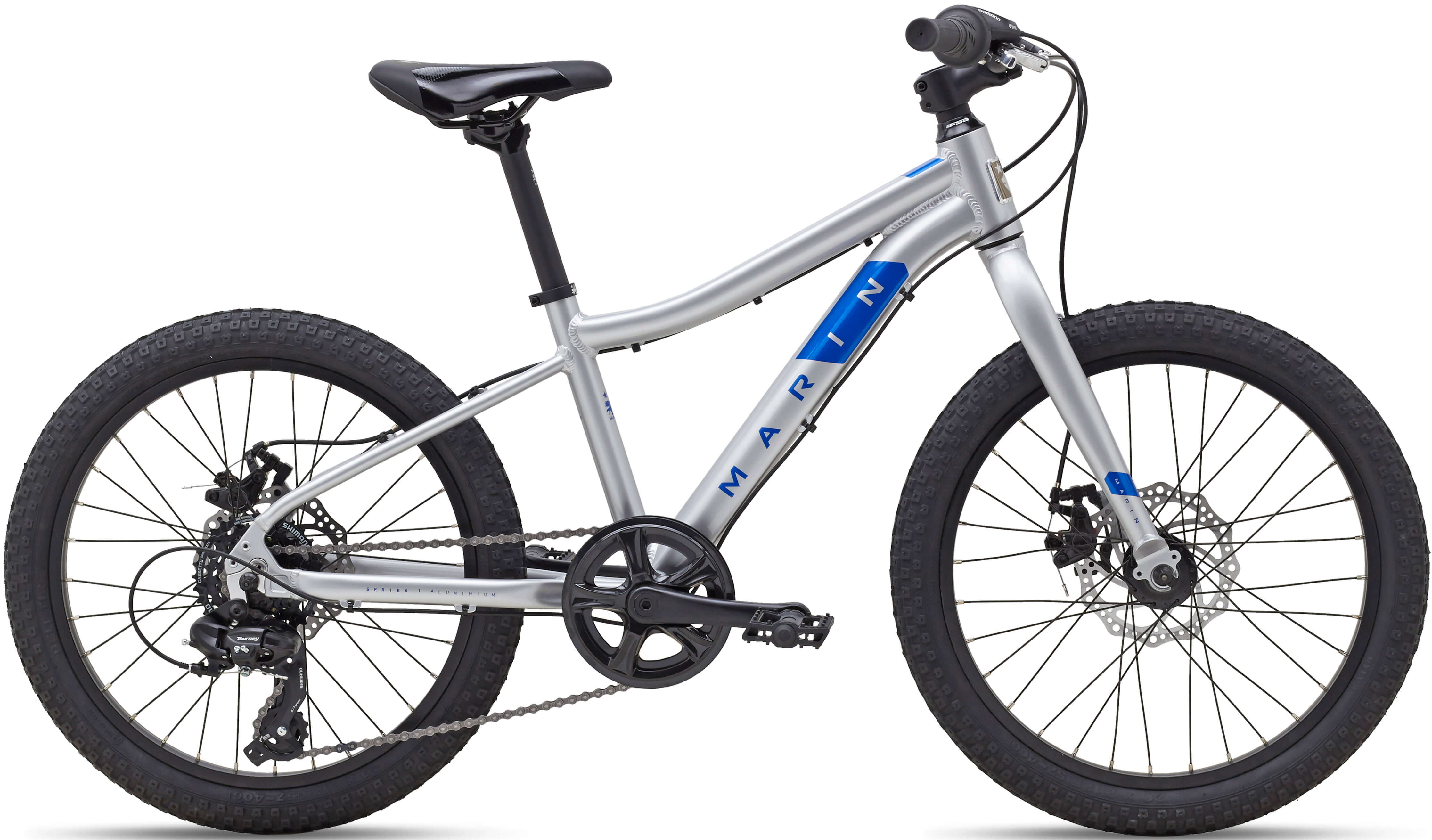Велосипед 20" Marin HIDDEN CANYON 20, 2022 SILVER BLUE фото 