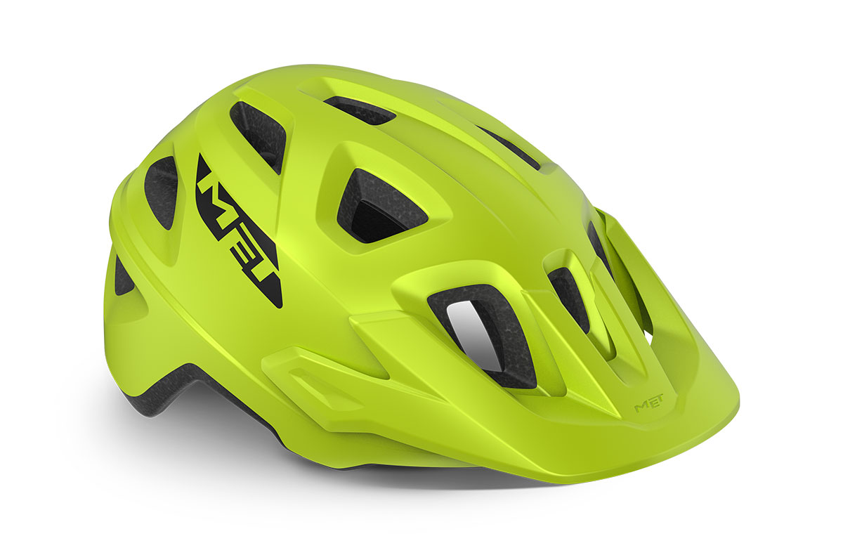 Шлем Met ECHO CE размер L (51-60), lime green matt, зеленый лайм матовый
