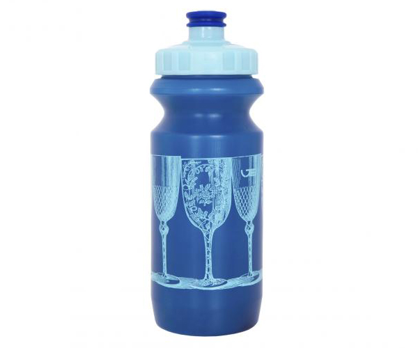 Фляга 0,6 Green Cycle BLUE CUPS з великим соском, blue nipple/blue cap/blue bottle фото 
