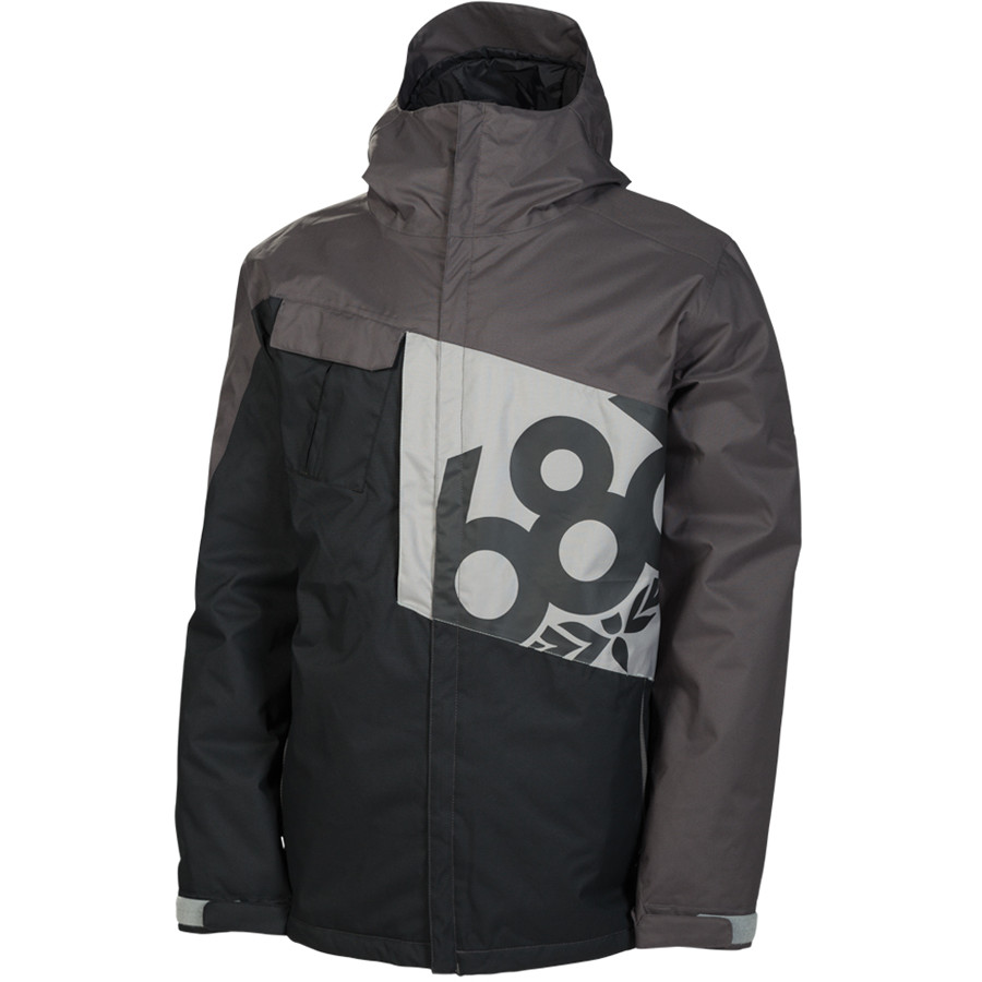 Куртка 686 Mannual Iconic Insulated чоловік. M, Gunmetal Colorblock