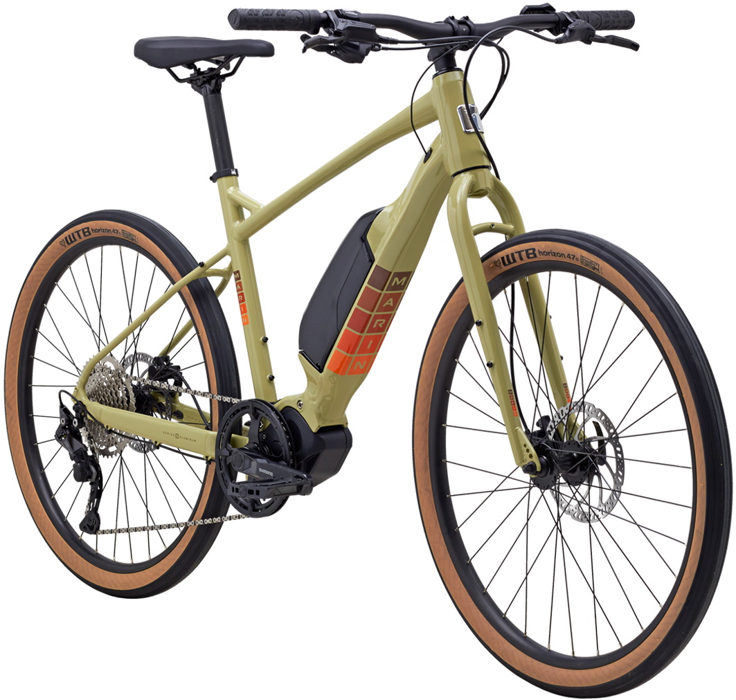 Электровелосипед 27,5" Marin SAUSALITO E1 рама - XL 2023 Gloss Tan/Brown/Orange фото 2