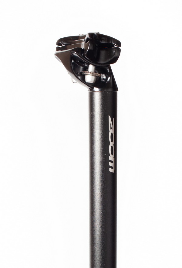 Подседельная труба ZOOM SP-C217/ISO-M, 25,4х350мм, алюминий литой, SAND BLASTED AN BK