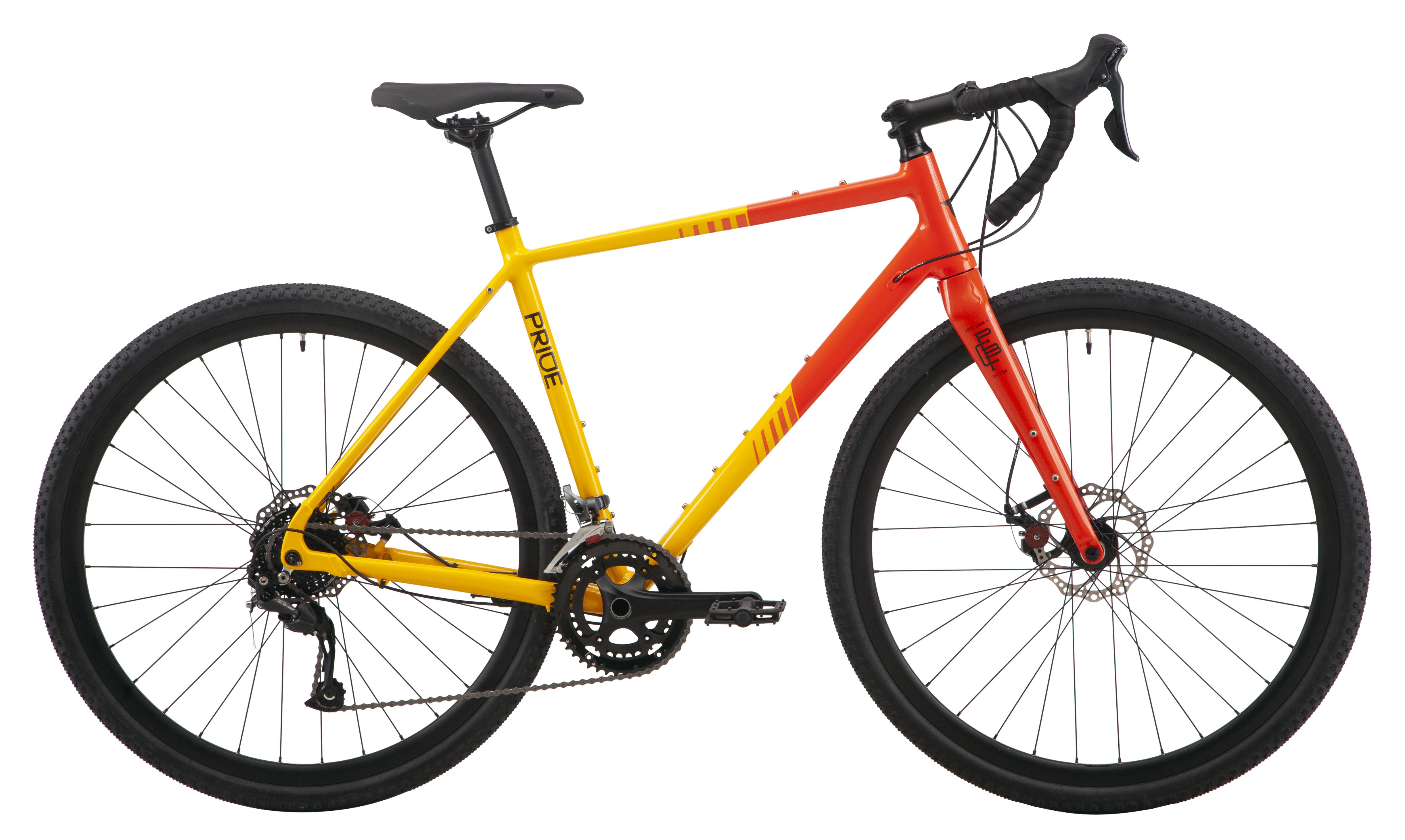 Велосипед 28" Pride ROCX 8.2 CF рама - S 2024 жовтий