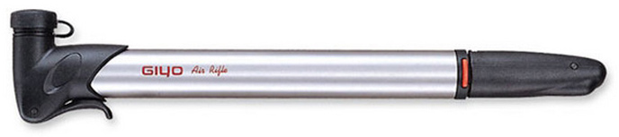 Мінінасос GIYO GP-07 з блокованою складною Т-ручкою, під два типу клапана AV + FV, алюмінієвий бронзовий фото 
